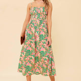 STORYTELLING WOVEN MIDI DRESS
