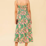 STORYTELLING WOVEN MIDI DRESS