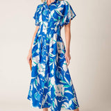 LOCAL ART SHOW WOVEN MIDI DRESS