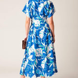 LOCAL ART SHOW WOVEN MIDI DRESS