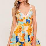 DAWN PETAL KISS WOVEN MIDI DRESS
