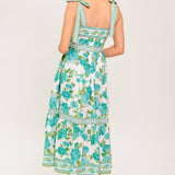 WRITTEN IN THE SKY WOVEN MIDI DRESS