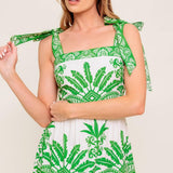 DREAM WALKER OLIVE WOVEN MAXI DRESS