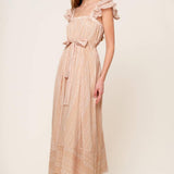 FROLIC THROUGH FIELDS WOVEN MIDI DRESS