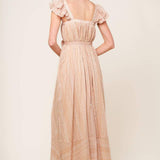 FROLIC THROUGH FIELDS WOVEN MIDI DRESS