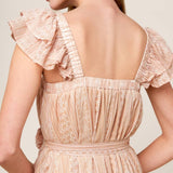 FROLIC THROUGH FIELDS WOVEN MIDI DRESS