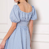 BREEZE THROUGH PARADISE WOVEN MINI DRESS