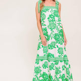 GARDEN TALES WOVEN MAXI DRESS