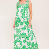 GARDEN TALES WOVEN MAXI DRESS
