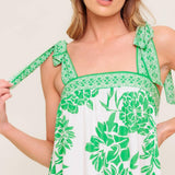 GARDEN TALES WOVEN MAXI DRESS