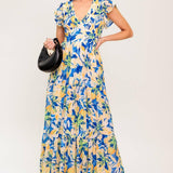 ECHOES OF YOU FLORAL WOVEN MAXI DRESS