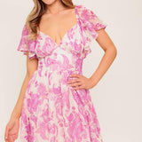 OCEAN WHISPER SKY BLUE WOVEN MINI DRESS