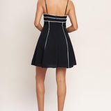ALL EYES ON YOU WOVEN MINI DRESS