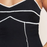ALL EYES ON YOU WOVEN MINI DRESS