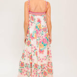 SUMMER GLOW IVORY WOVEN MAXI DRESS