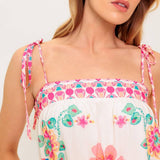 SUMMER GLOW IVORY WOVEN MAXI DRESS