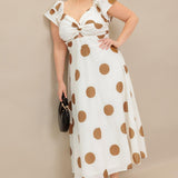 MOJITO MOOD WOVEN MIDI DRESS