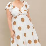 MOJITO MOOD WOVEN MIDI DRESS