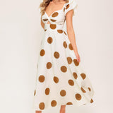 MOJITO MOOD WOVEN MIDI DRESS