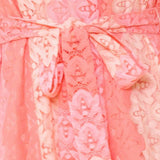 TAILOR MADE FOR YOU WOVEN LACE MIDI DRESS