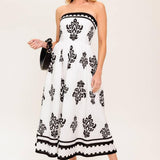 MYSTIC TWILIGHT WOVEN MDI DRESS