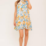 SUMMER SPELL IVORY WOVEN MINI DRESS