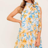 SUMMER SPELL IVORY WOVEN MINI DRESS