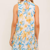 SUMMER SPELL IVORY WOVEN MINI DRESS