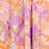 BREEZE SONG PINK WOVEN MIDI DRESS