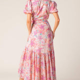 BLESS YOUR HEART CORAL WOVEN MINI DRESS
