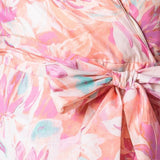 BLESS YOUR HEART CORAL WOVEN MINI DRESS