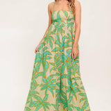 BLOSSOM SPELL WOVEN MAXI DRESS