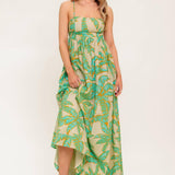 BLOSSOM SPELL WOVEN MAXI DRESS