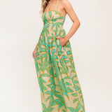 BLOSSOM SPELL WOVEN MAXI DRESS