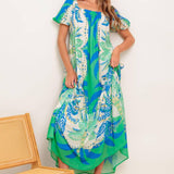 PALM SPRING NIGHTS WOVEN MAXI DRESS