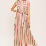 WIND ON MY SKIN WOVEN MIDI DRESS