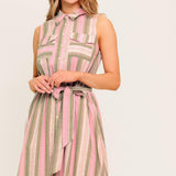 WIND ON MY SKIN WOVEN MIDI DRESS