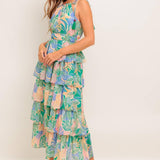 CABANA DREAMS WOVEN MIDI DRESS