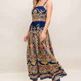 SAHARA DREAMS WOVEN MIDI DRESS