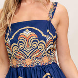 SAHARA DREAMS WOVEN MIDI DRESS