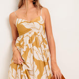 HEART OF HYDRANGEA WOVEN MAXI DRESS