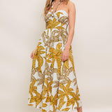 PETITE LOVE WOVEN MIDI DRESS