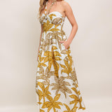 PETITE LOVE WOVEN MIDI DRESS