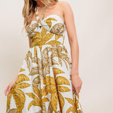 PETITE LOVE WOVEN MIDI DRESS