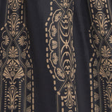 VINTAGE SQUARE WOVEN MIDI DRESS