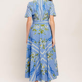 SWEET SOPHISTICATE WOVEN MIDI DRESS