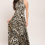 SAVAGE ELEGANCE WOVEN MAXI DRESS