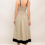 POLKA PASSION WOVEN MAXI DRESS
