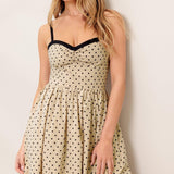 POLKA PASSION WOVEN MAXI DRESS