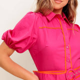 PARADISE FOUND WOVEN MINI DRESS